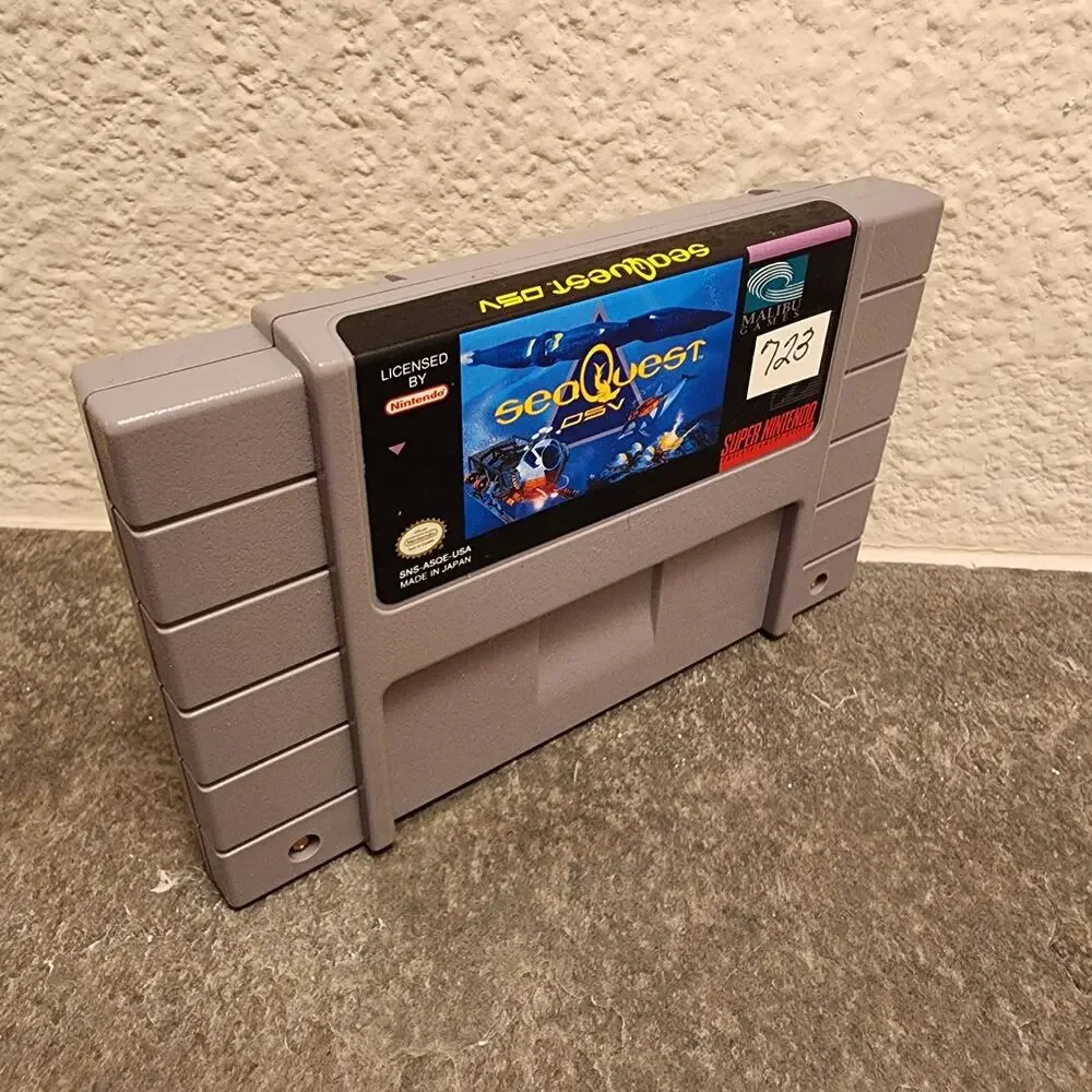 Game - SeaQuest DSV - SNES - Super NES - Nintendo